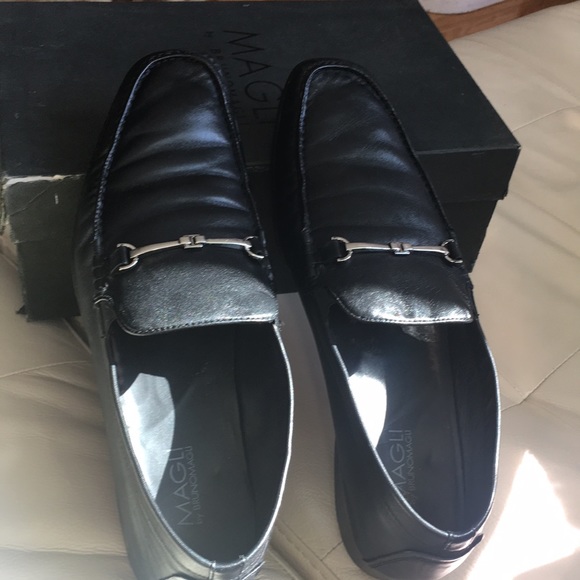 Bruno Magli Other - Bruno Magli Daneal Black Soft Leather Loafers